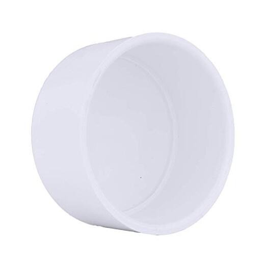 4 SCH 40 CAP SOCKET PRESSURE (Unit Piece) 4 Inch ( EACH qty: 1 ) 1 White