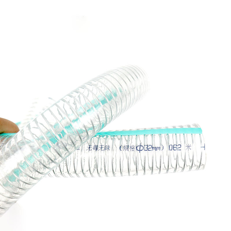 Heavy Duty Braided Wire Reinforced Clear Flexible PVC Hose Pipe – Water Air Fuel