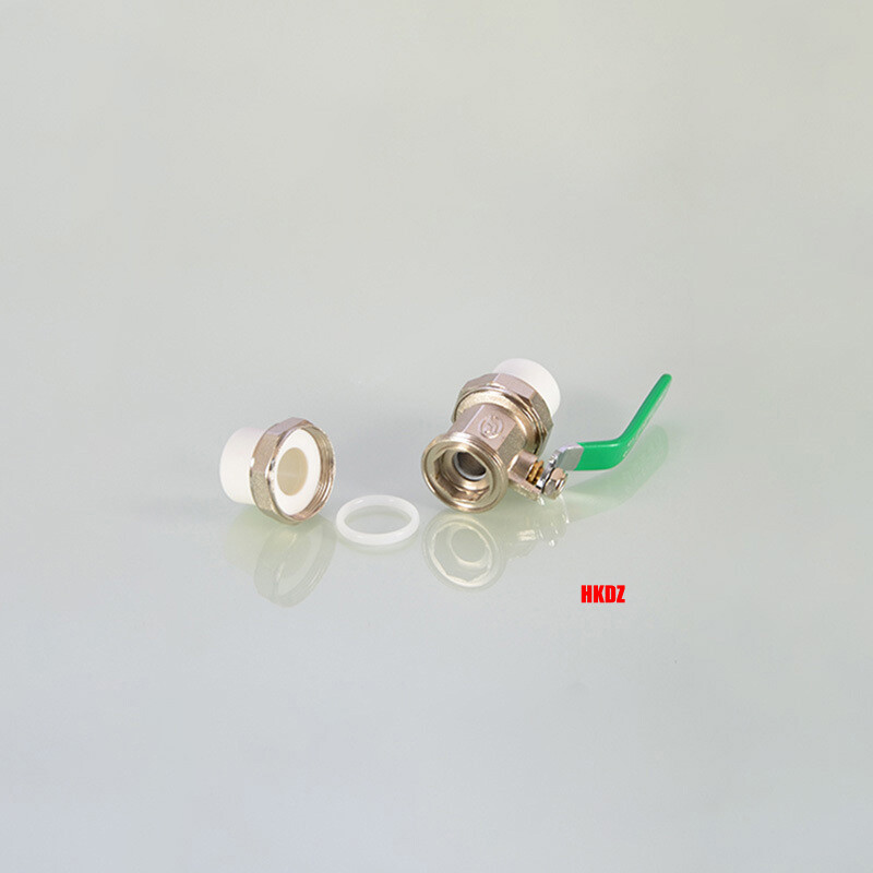 PPR Brass Pipe Ball Valves With Dual/Single Male/Female Hot Melt Water Fittings