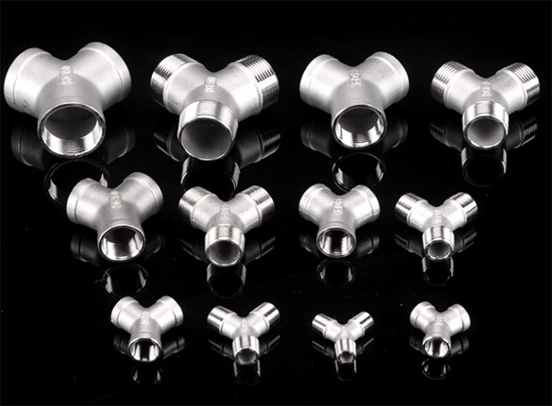 Stainless Steel Bsp 1/4″- 2″ Female/Male Thread “Y” 3-Way Pipe Fitting Connector