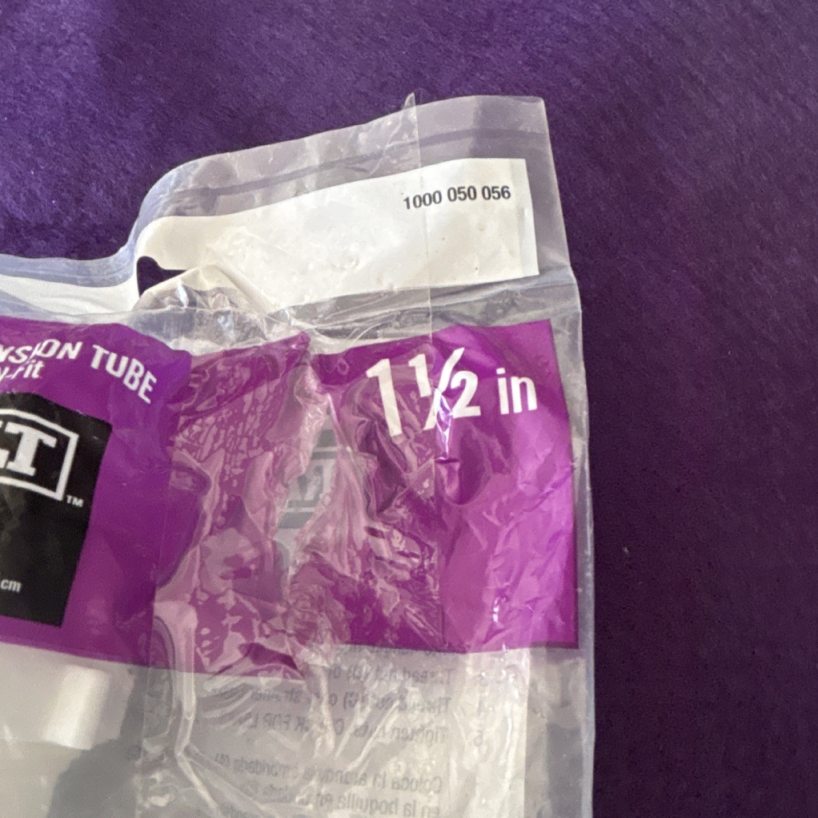 Everbilt Flexible Plastic Extension Tube 1.5 in for Slip Joint Hi-Line Tailpiece