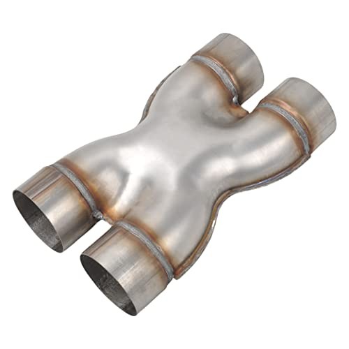 T409 Stainless Steel X Pipe 3” Inch ID Dual to 3” Inch ID 3″ Dual to 3″ Dual