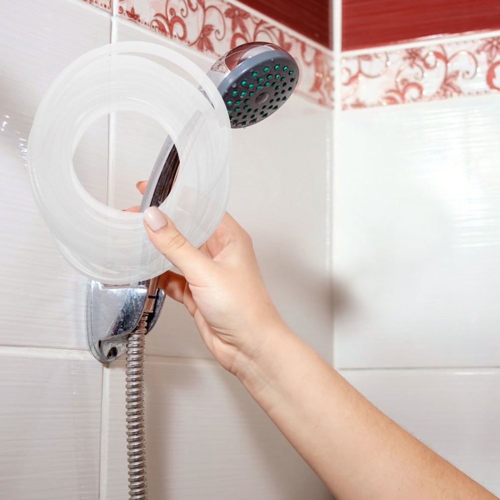 Silicone Shower Hose Inner Tube 6M Length Flexible White for Bathroom Use