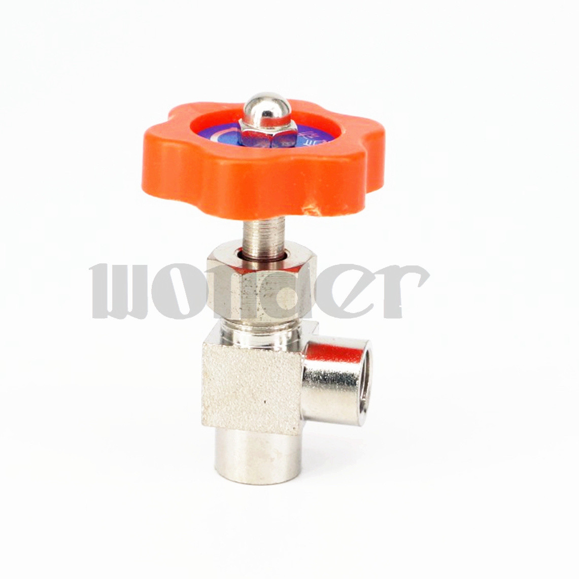 1/8″ BSP Female Elbow Nickel-Plated Brass Needle Valve 0.8 Mpa
