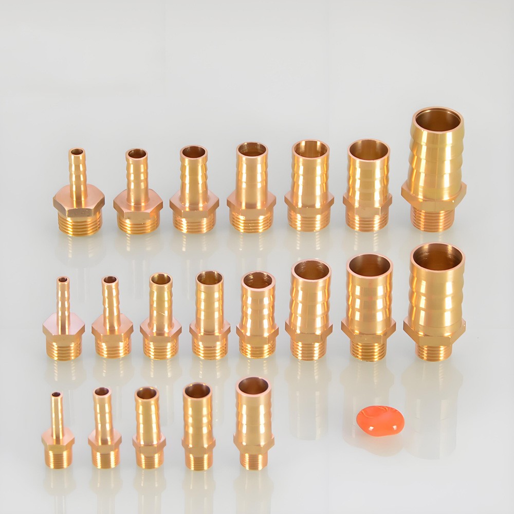 BSP Taper Thread x Hose Tail End Connector Brass Fitting for Air Water & Fuel