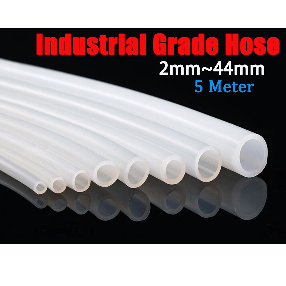 Silicone Hose Rubber Hose High Temperature Resistant White ID *OD =2*4mm~38*44mm