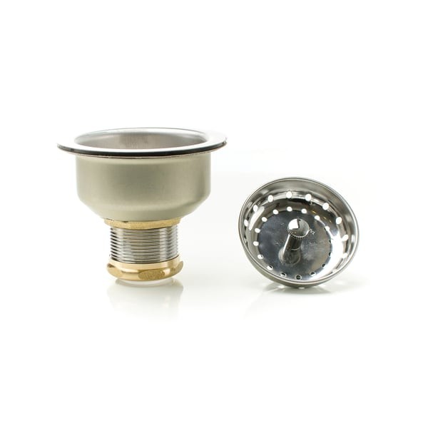 PASCO 21914 Basket Strainer 3-1/2″ to 4″ SS Heavy Duty Double Cup