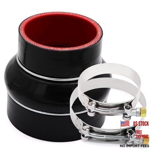 High Performance Straight Silicone Hump Coupler Reducer ID 3 to 4 Inch 4 ID3-4″