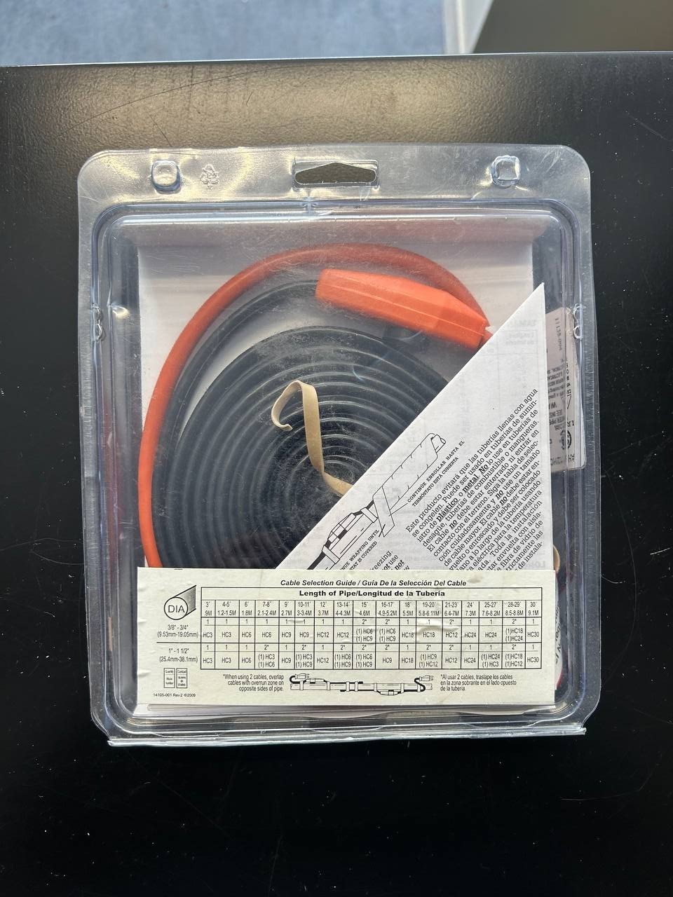 Frost King Electric Water Pipe Heat Cable (3-7 ft./0.9-1.2 M) HC06