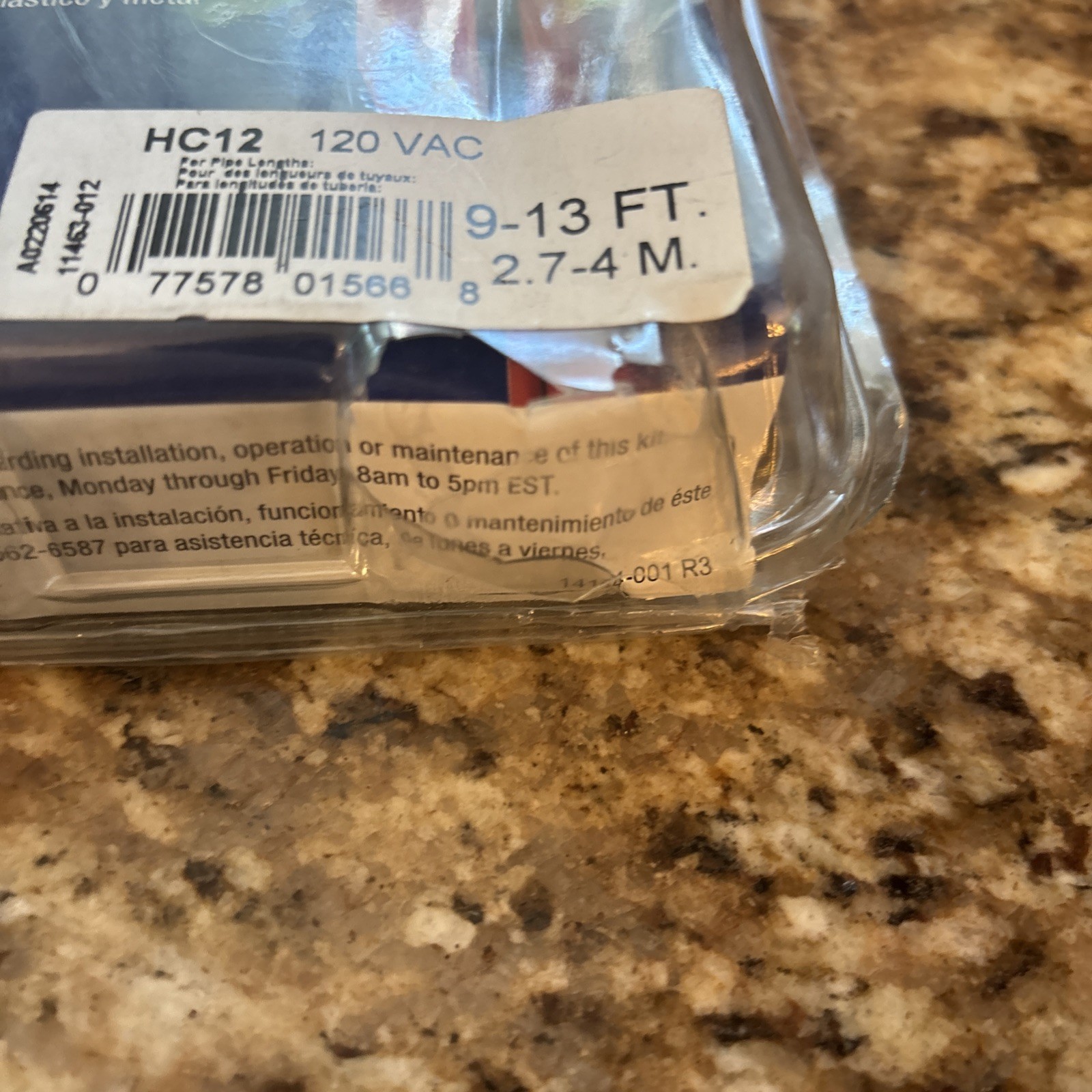 FROST KING Electric Water Pipe Heat Cable NIB 9-13 feet/ -40 degrees below