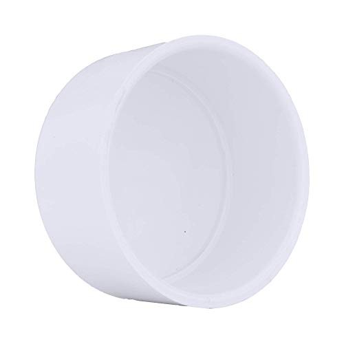4 SCH 40 CAP SOCKET PRESSURE (Unit Piece) 4 Inch ( EACH qty: 1 ) 1 White
