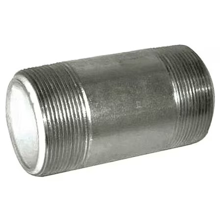 Zoro Select 4Pga1 2-1/2″ Mnpt X 6″ Tbe Galvanized Steel Dielectric Nipple Sch
