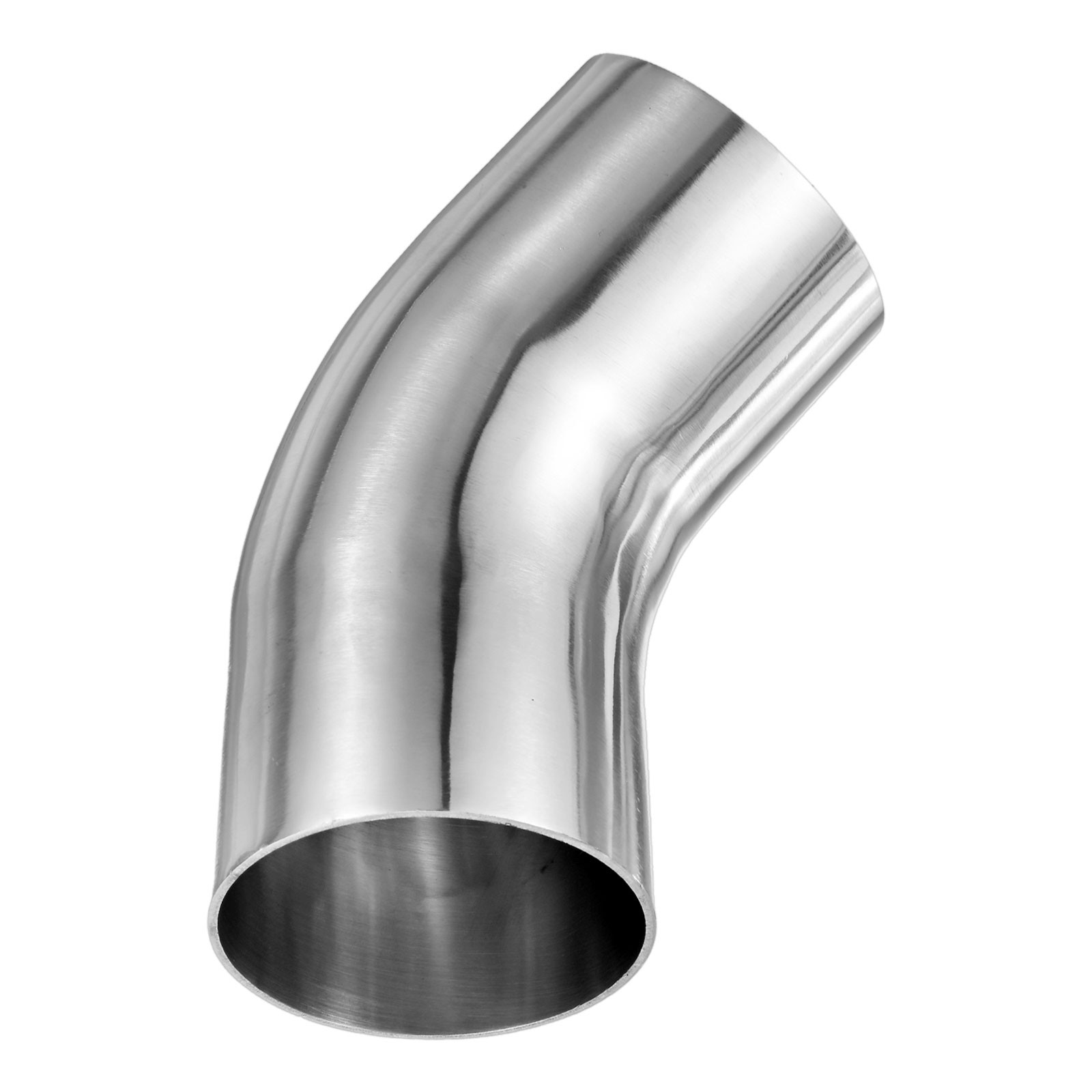 OD 3 Inch 45 Degree Mandrel Bend Elbow, Thicken 2 mm Height 175 mm