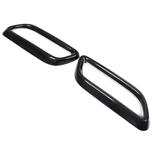 Tail Throat Exhaust Outputs Frame Cover Trim Compatible with 2020 Glossy Black