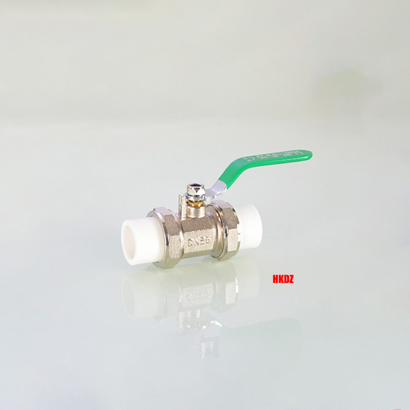 PPR Brass Pipe Ball Valves With Dual/Single Male/Female Hot Melt Water Fittings