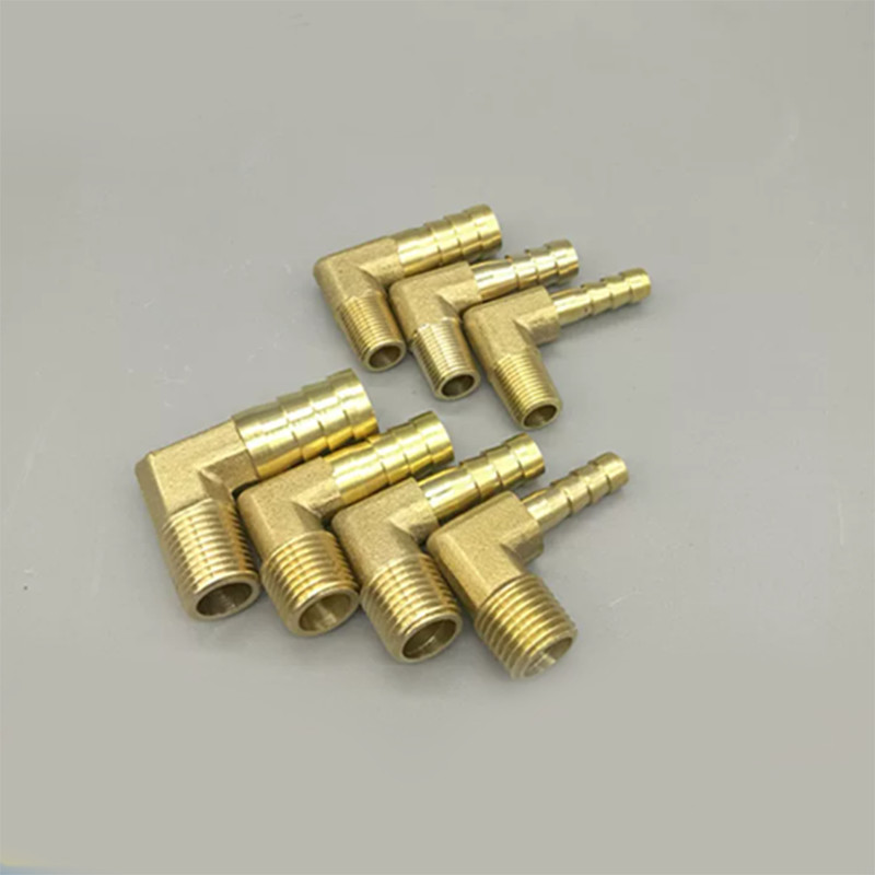 Brass BSP Thread Male 90 Degree Elbow Hose Tail Pipe Water Fittings Connectors