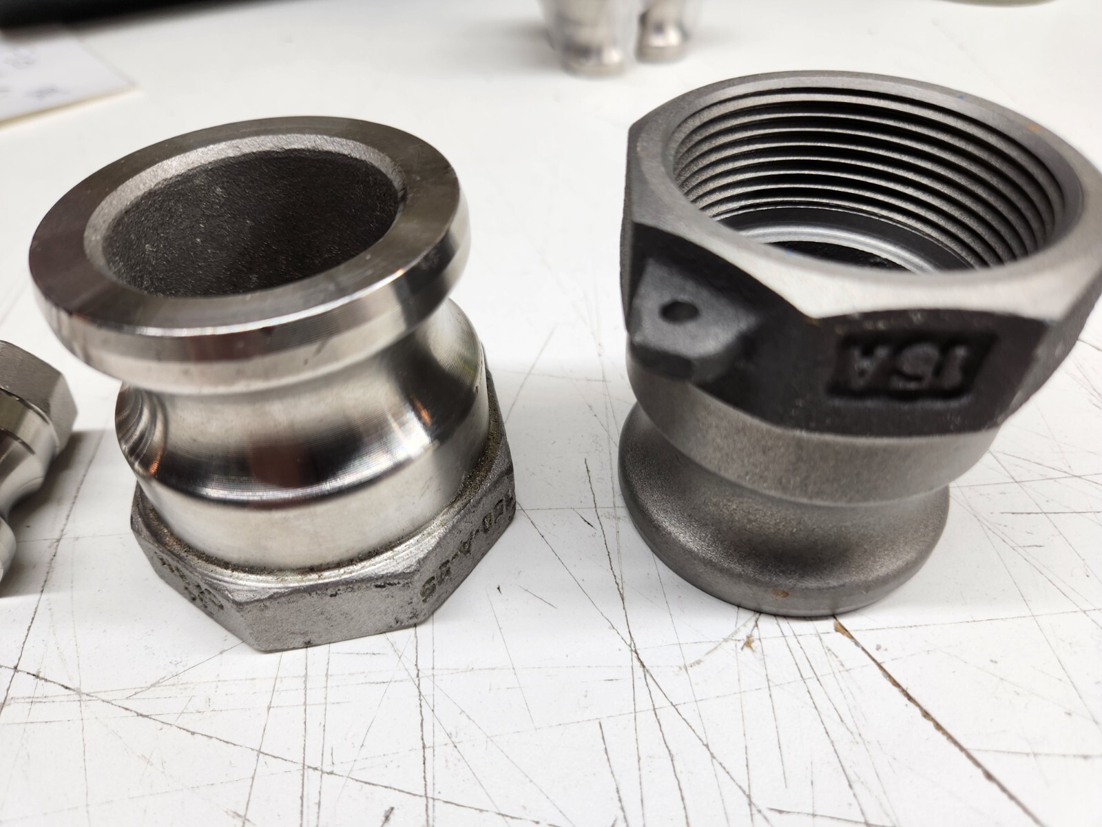 Various Sizes & Materials PT Type A Female NPT Thread x Cam & Groove Adapter USA