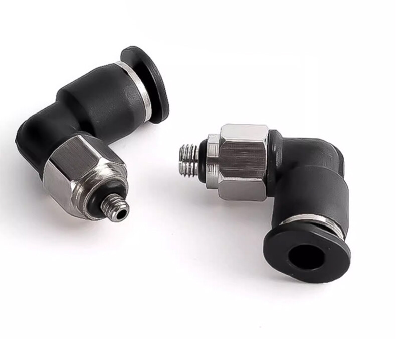 Pneumatic Push In Fitting Air Water Pipe – 90° Male Elbow Stud 3/4/5/6/8/10 mm