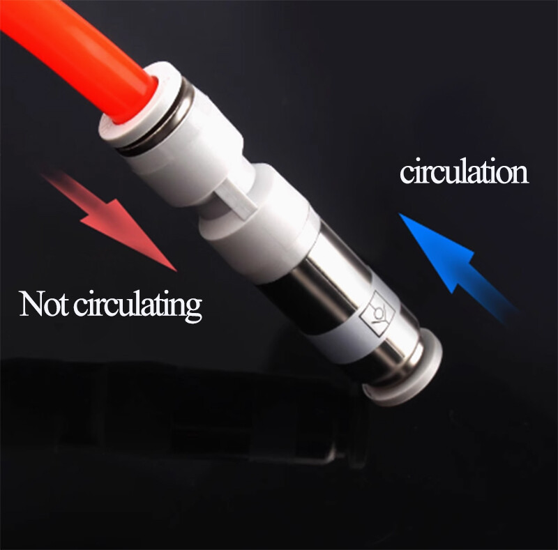 Plastic Pneumatic Push Fit in Fitting Check Non Return Valve 4mm 6mm 8mm 10/12mm