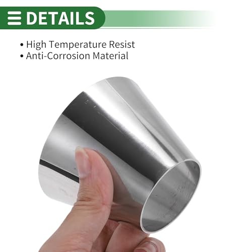 2″ OD to 3.5″ OD Mandrel Exhaust Bend Elbow Concentric Reducer 2″ OD – 3.5″ OD