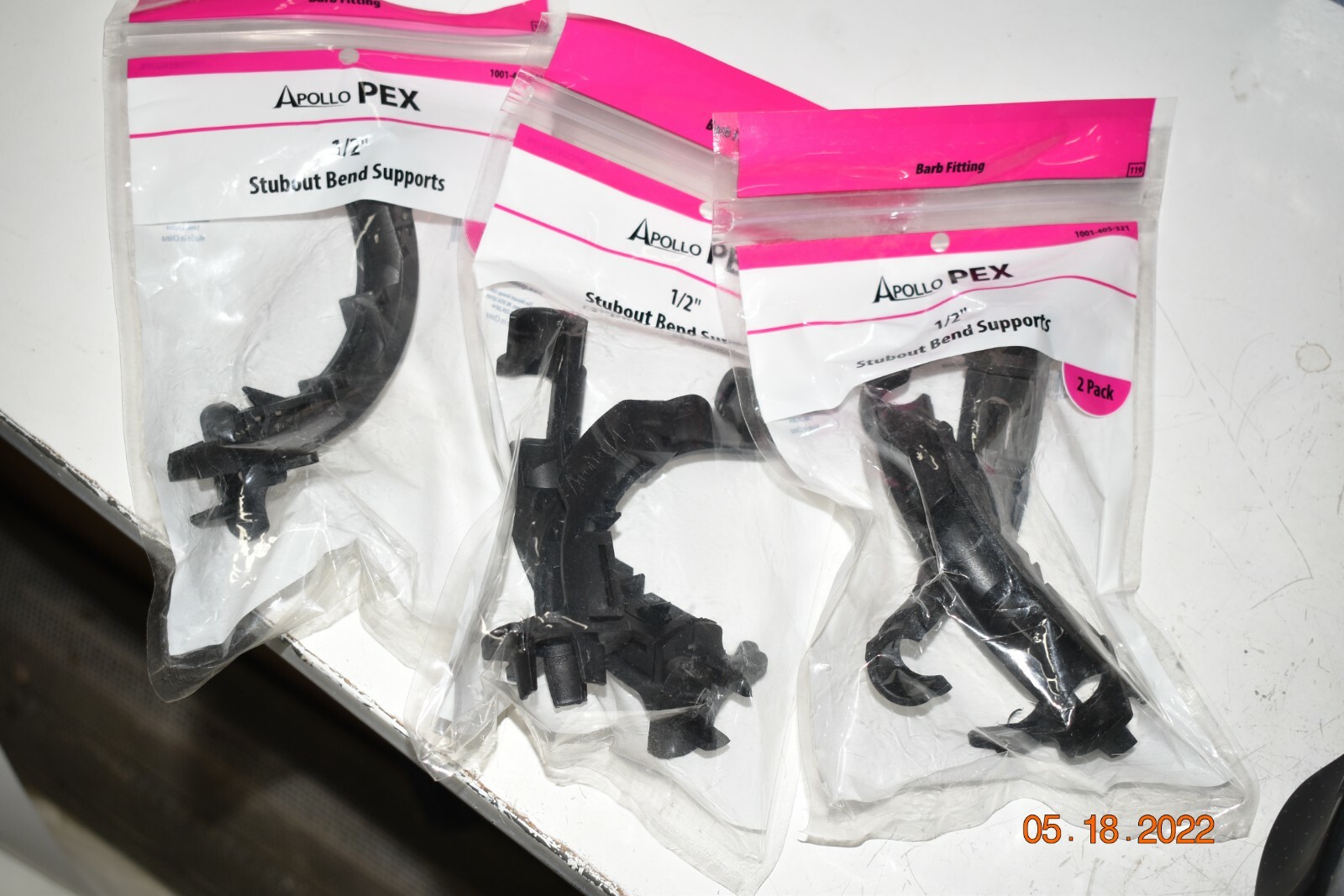 Apollo 1/2 in. PEX Stub-Out Bend Support (2-Pack) Lot Of 5