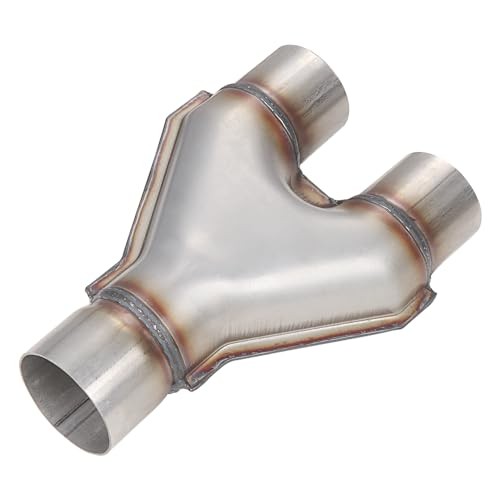 Stainless Steel Y Pipe 2.5 Inch ID Single to 2.25” Inch ID Dual Exhaust
