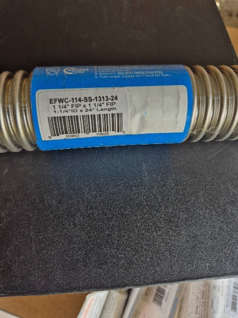 Easyflex water connections, various sizes & lengths, free shipping CONUS
