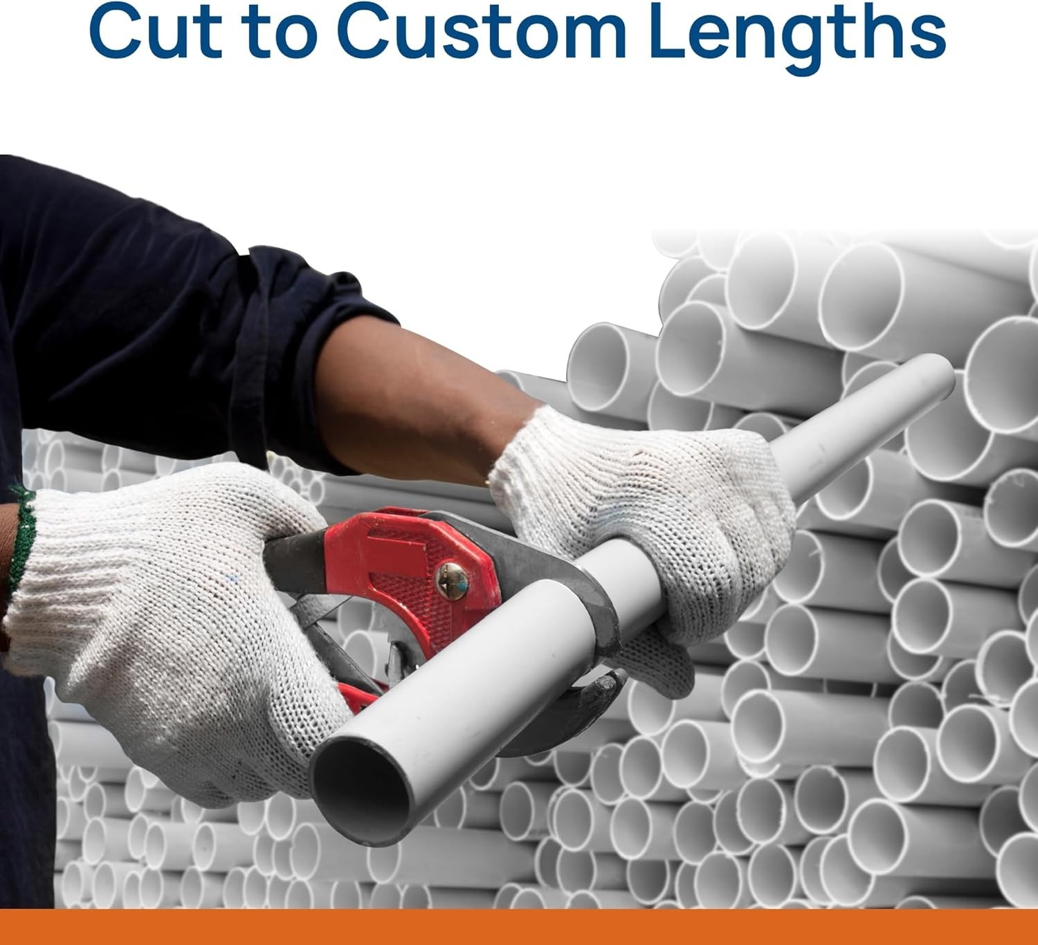 Schedule 40 PVC Pipe – Cut to Custom Lengths 1FT-8FT