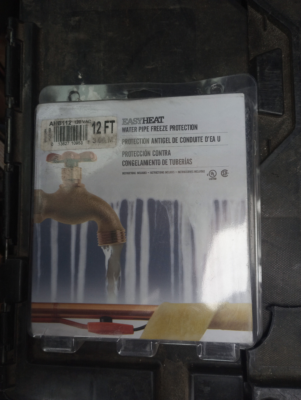 EASYHEAT WATER PIPE FREEZE PROTECTION AHB112 12FT