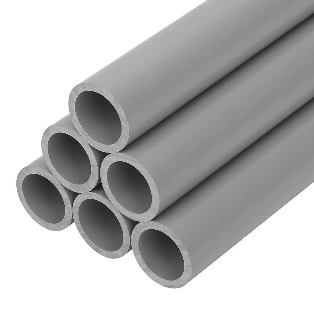 20-315mm Grey PVC Round Tube / Pipe Solvent Weld Length 2cm 5cm 8cm 10cm ~ 50cm