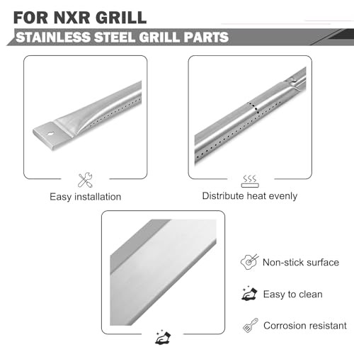 Oklagarden 780-0832C Grill Replacement 17.44″ x 3.34″ heat tent + burner (4+4)