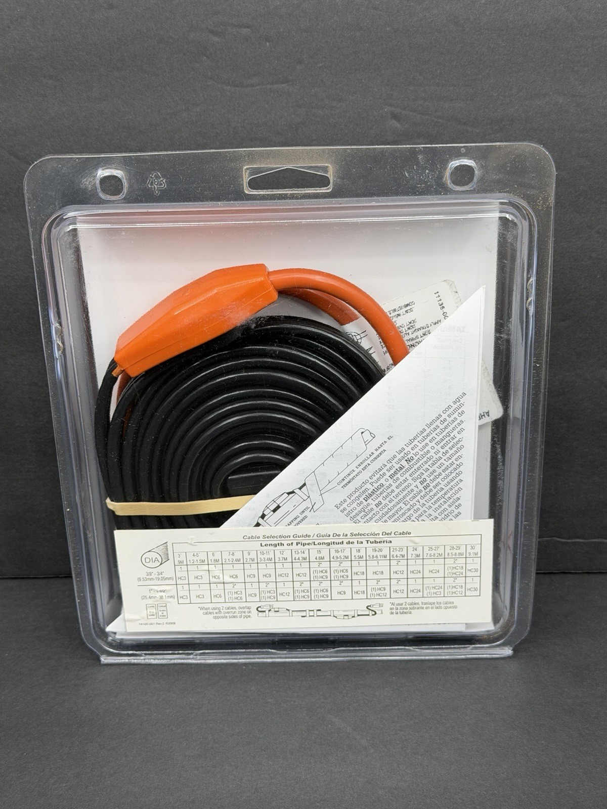 FROST KING Electric Water Pipe Heat Cable HC12 120 VAC 12 FT