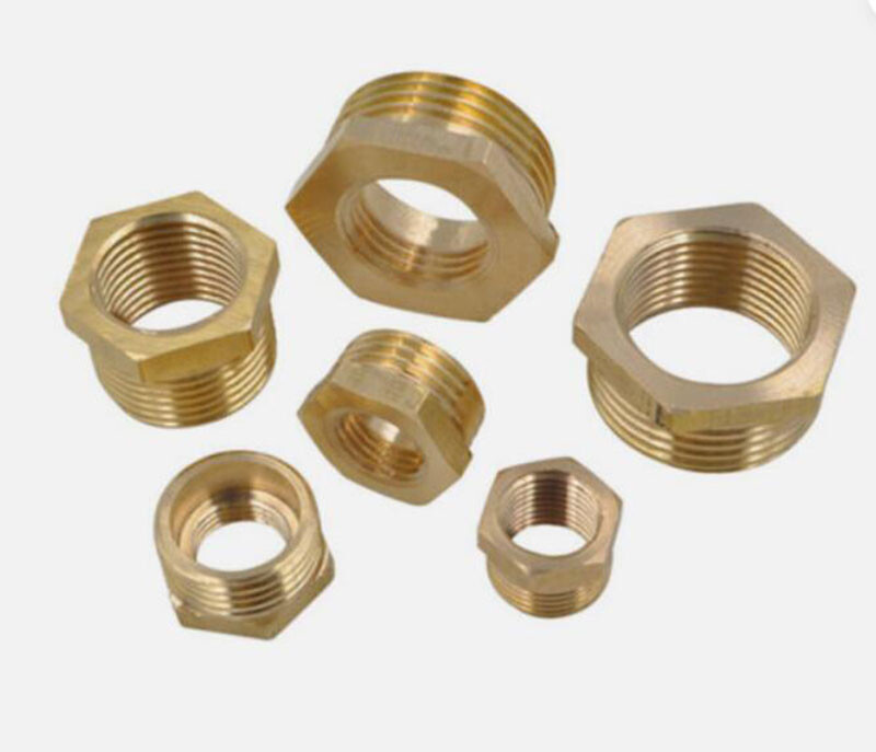 1/5Pcs Female Male Reducer Bushing Brass Thread Pipe Fitting Adapter Connectors