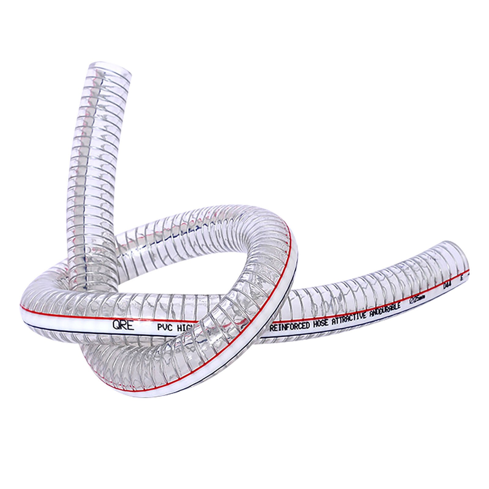 Heavy Duty Braided Wire Reinforced Clear Flexible PVC Hose Pipe – Water Air Fuel