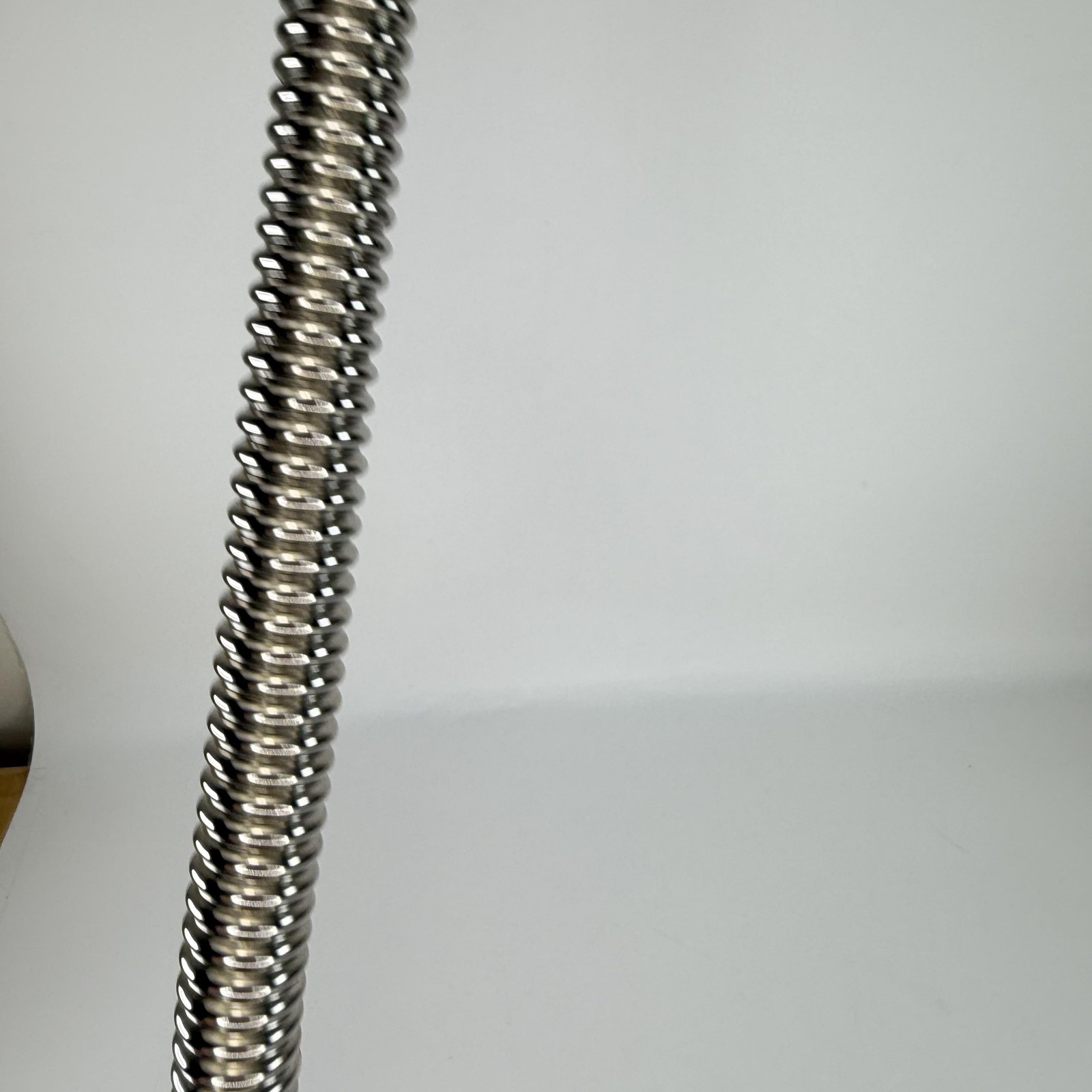 Corrugated SS Water Heater Connector 3/4 In FIP 24 In Stainless Flex Supply Line