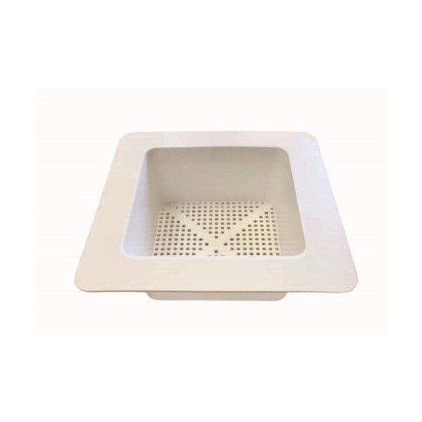 Krowne 30-141 Floor Sink Strainer 8″x8″ Plastic Black Drain 11.75″x11.75″