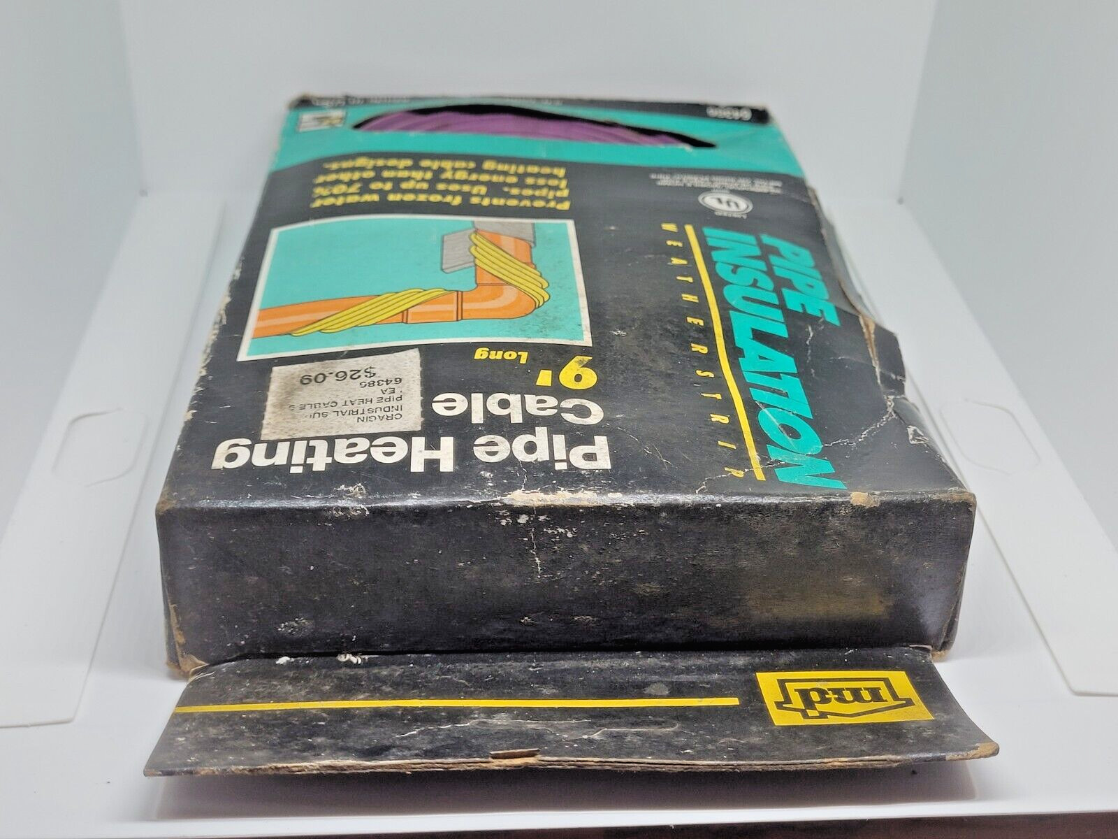 md 64386 Electric Pipe Heating Cable 9′ – NEW OLD STOCK Made In USA BB13-803