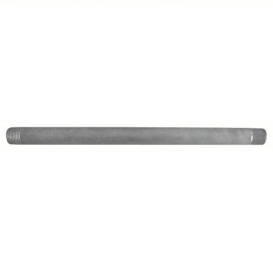 Stainless Steel Pipe Nipple E6BNC16 3/8″ Mnpt X 12″ Tbe Sch 80 (G)