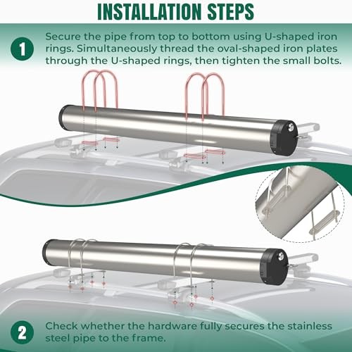 4 “Conduit Carrier Kit with 4” Stainless Steel Pipe for Safe Transport and