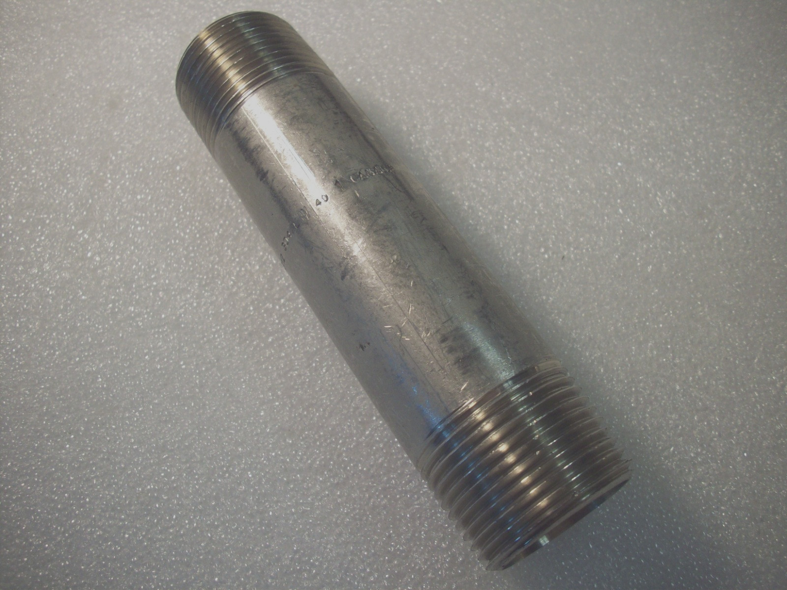 1″ Mnpt X 5″ Stainless Steel 304/L Pipe Nipple Sch 40