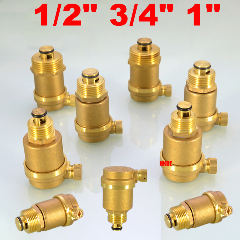 1/2″ 3/4″ 1″ BSP Male Threaded Brass Auto Exhaust Valves Air Vent Valve Plumbing