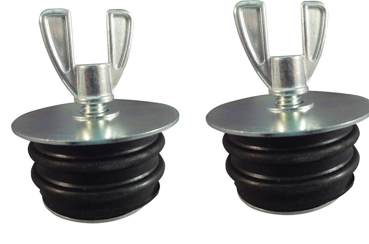 2 pack RUBBER TEST PLUG 2 inch For sealing in soil, plastic or copper pipe