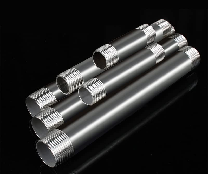 304 Stainless Steel Nipple Pipe Fitting 3/4″ NPT(Male x Male) 4″ (100mm) Length