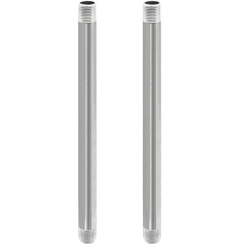 Stainless Steel Pipe, 304 Pipe Nipple Fits Standard 3/4 Inch 3/4″ x 16″
