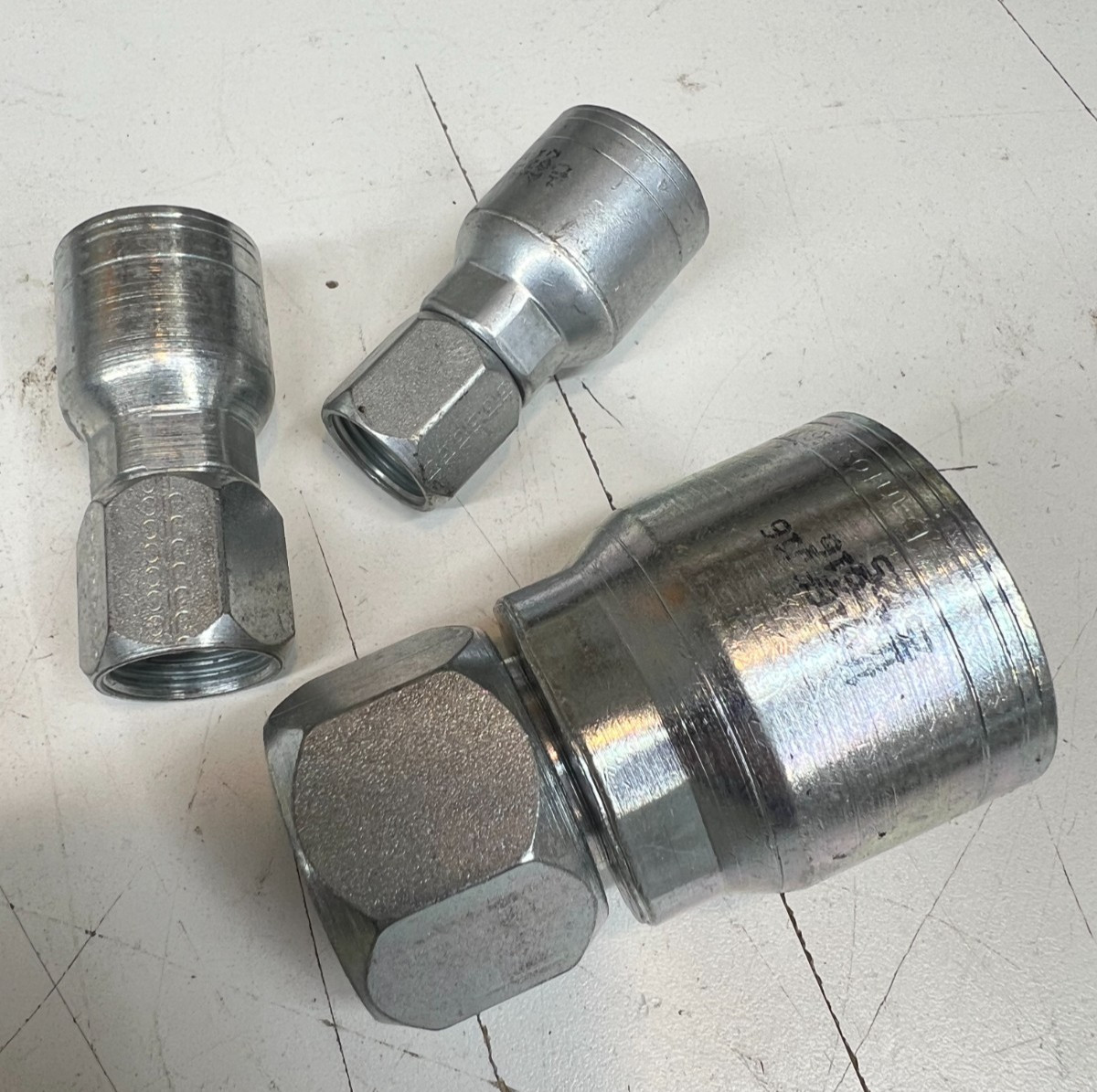 Various Sizes of Danfoss 1AA FJ Hydraulic Hose Coupling Female JIC 37 Deg Swivel