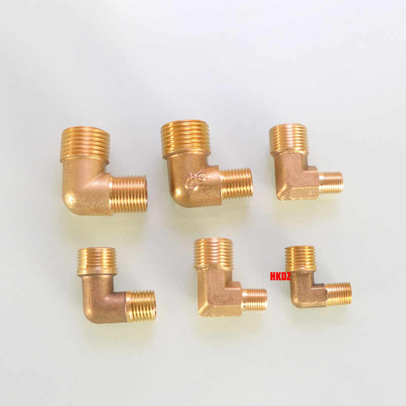 1/8″~1/2″ Brass 90° Elbow Female Male BSP Threaded Fittings Water Pipe Connector