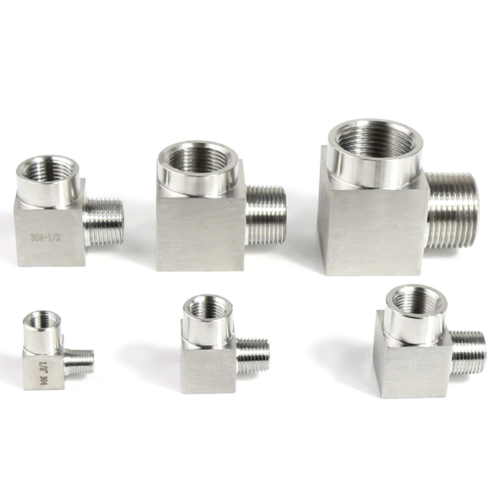 304 Stainless Steel Elbow Connector Pipe Fitting BSP Female Thread Male 1/8-1″