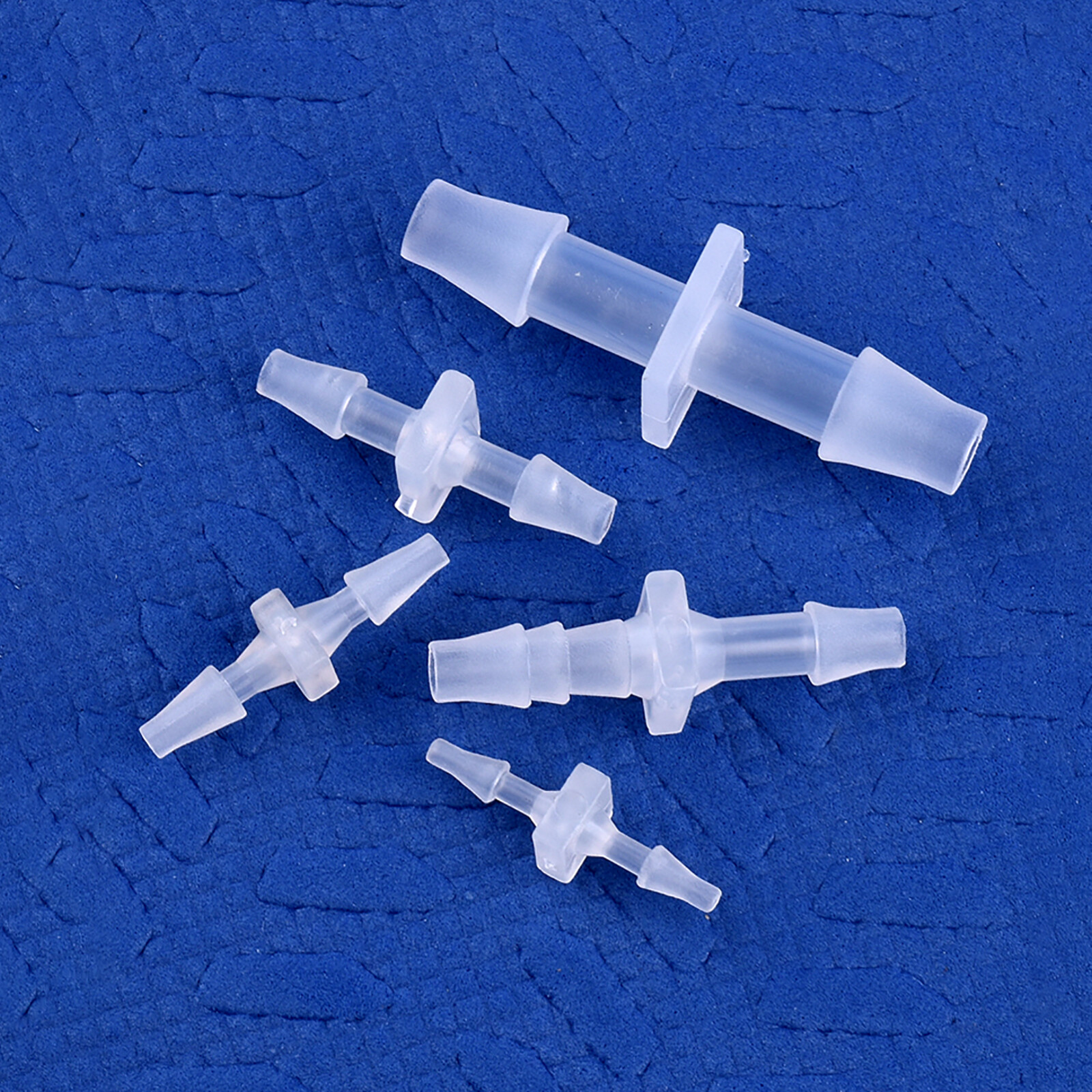 1.6mm-10mm Straight Plastic Hose Joiner Barbed Connectors Air Fuel Water Tubing