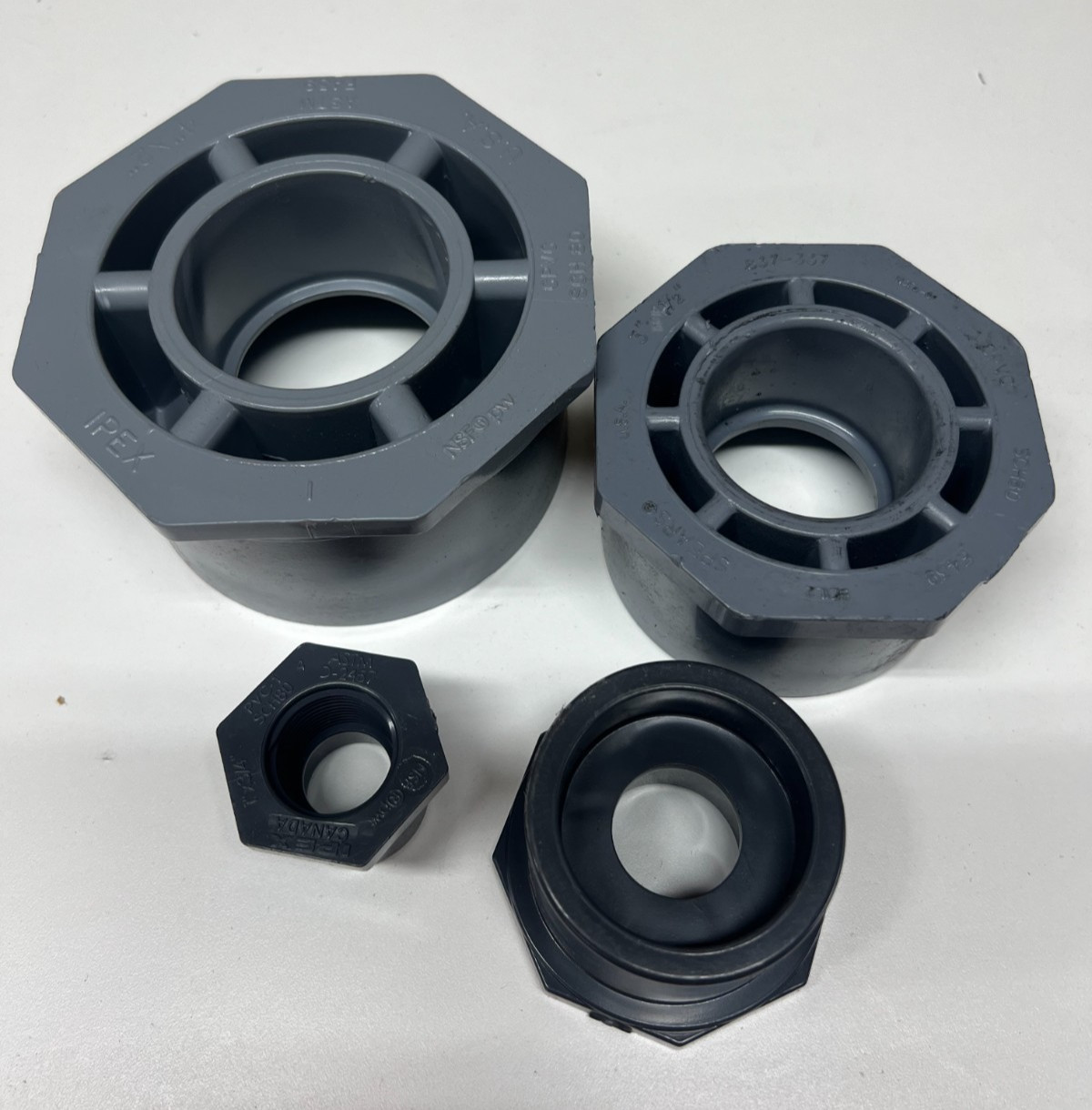 Various Size & Connection of CPVC/PVC Bushing Spigot x Slip/Threaded Schedule 80