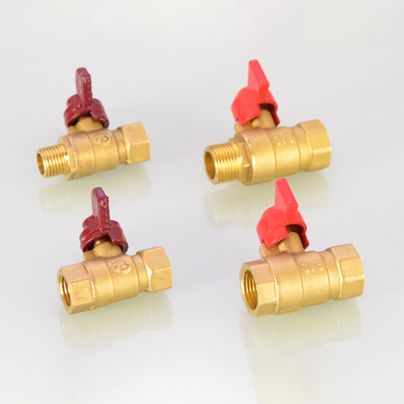 Brass Ball Valve Butterfly Handle Female/Male Pipe Valve 1/4“ 3/8“ For Gas Water